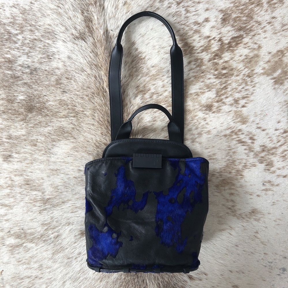 Zac Posen Blythe Haircalf Shoulder Bag